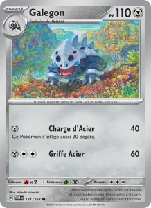 Carte Pokemon Galegon 121/167 Mascarade Crépusculaire