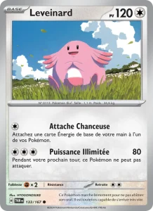 Carte Pokemon Leveinard 133/167 Mascarade Crépusculaire