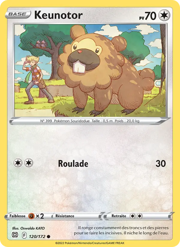 Scan HD carte Pokémon Keunotor 120/172 — Stars Étincelantes