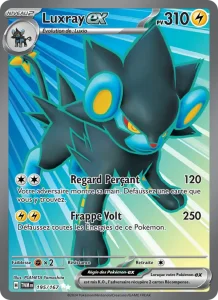 Carte Pokemon Luxray-ex 195/167 Mascarade Crépusculaire