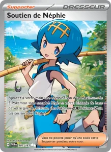 Carte Pokemon Soutien de Néphie 207/167 Mascarade Crépusculaire