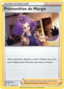 Carte Pokemon Prémonition de Margie 129/172 Stars Étincelantes