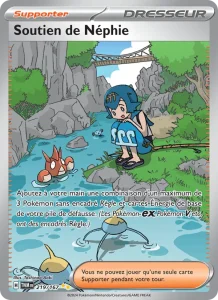 Carte Pokemon Soutien de Néphie 219/167 Mascarade Crépusculaire