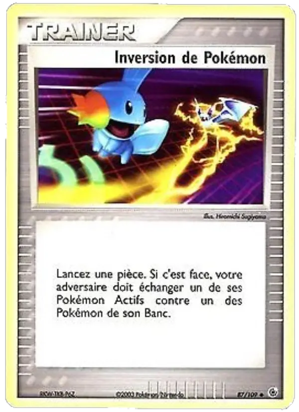 Scan HD carte Pokémon Inversion de Pokémon 87/109 — EX Rubis & Saphir