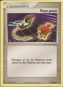 Carte Pokemon Passe-passe 92/109 EX Rubis & Saphir