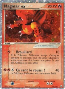 Carte Pokémon Magmar ex 100 EX Rubis & Saphir