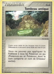 Carte Pokemon Tombeau antique 87/101 EX Légendes Oubliées