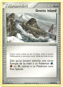 Carte Pokemon Grotte island 89/101 EX Légendes Oubliées
