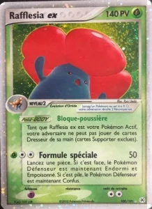 Carte Pokemon Rafflesia ex 100/101 EX Légendes Oubliées