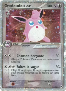 Carte Pokemon Grodoudou ex 101/101 EX Légendes Oubliées