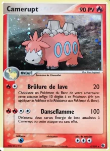 Carte Pokémon Camerupt 4/109
