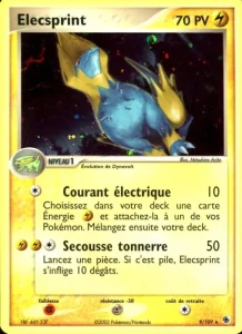 Carte Pokemon Elecsprint 9/109 EX Rubis & Saphir