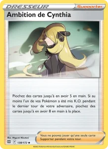 Carte Pokemon Ambition de Cynthia 138/172 Stars Étincelantes