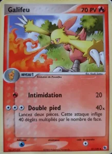 Carte Pokemon Galifeu 27/109 EX Rubis & Saphir