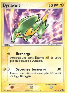 Carte Pokemon Dynavolt 30/109 EX Rubis & Saphir
