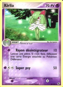 Carte Pokemon Kirlia 34/109 EX Rubis & Saphir
