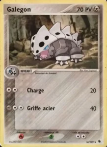 Carte Pokemon Galegon 36/109 EX Rubis & Saphir