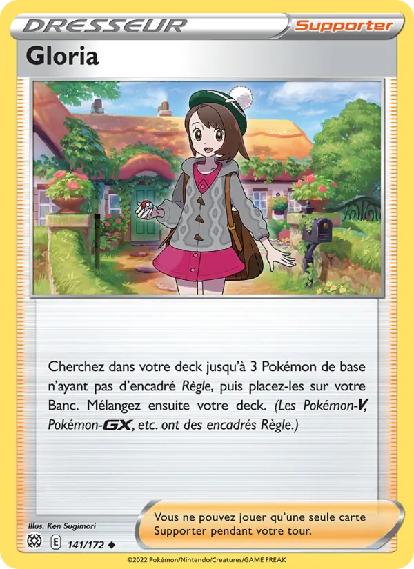 Scan HD carte Pokémon Gloria 141/172 — Stars Étincelantes