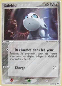 Carte Pokemon Galekid 49/109 EX Rubis & Saphir