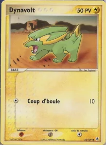 Carte Pokemon Dynavolt 52/109 EX Rubis & Saphir