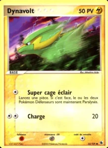 Carte Pokemon Dynavolt 53/109 EX Rubis & Saphir