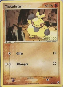 Carte Pokemon Makuhita 56/109 EX Rubis & Saphir