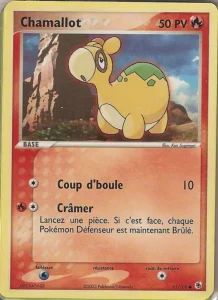 Carte Pokemon Chamallot 61/109 EX Rubis & Saphir