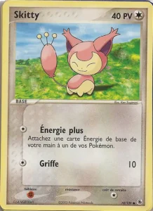 Carte Pokemon Skitty 70/109 EX Rubis & Saphir