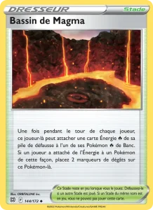 Carte Pokemon Bassin de Magma 144/172 Stars Étincelantes