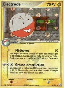 Carte Pokémon Electrode 5/101