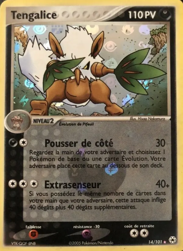 Scan HD carte Pokémon Tengalice 14/101 — EX Légendes Oubliées