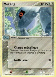 Carte Pokemon Metang 21/101 EX Légendes Oubliées