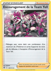 Carte Pokemon Encouragement de la Team Yell 149/172 Stars Étincelantes