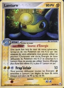 Carte Pokemon Lanturn 38/101 EX Légendes Oubliées