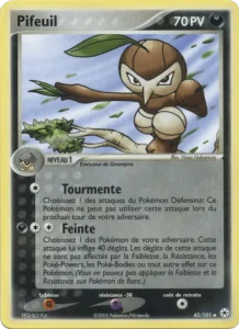 Carte Pokemon Pifeuil 45/101 EX Légendes Oubliées