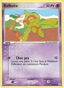 Carte Pokemon Balbuto 52/101 EX Légendes Oubliées