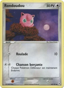 Carte Pokemon Rondoudou 63/101 EX Légendes Oubliées