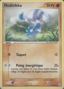 Carte Pokemon Meditikka 66/101 EX Légendes Oubliées