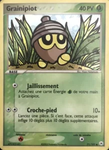 Carte Pokemon Grainipiot 71/101 EX Légendes Oubliées