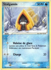 Carte Pokemon Stalgamin 73/101 EX Légendes Oubliées