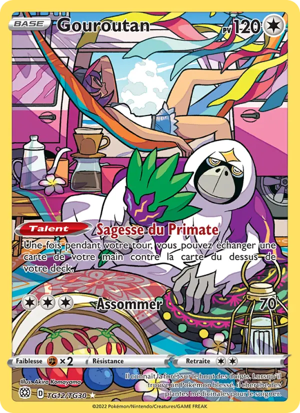 Scan HD carte Pokémon Gouroutan TG12/172 — Stars Étincelantes