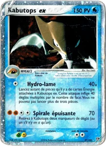 Carte Pokemon Kabutops ex 97/100 EX Tempête de sable