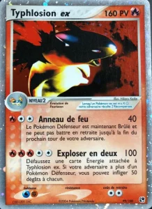 Typhlosion ex 99 — EX Tempête de sable