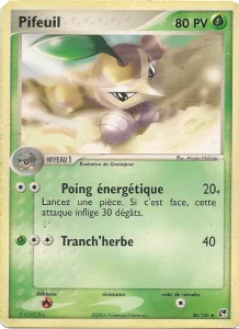 Carte Pokemon Pifeuil 48/100 EX Tempête de sable