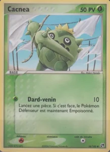 Carte Pokemon Cacnea 58/100 EX Tempête de sable