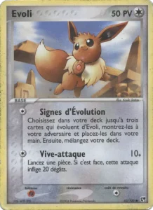 Carte Pokemon Evoli 63/100 EX Tempête de sable