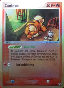 Carte Pokemon Caninos 65/100 EX Tempête de sable
