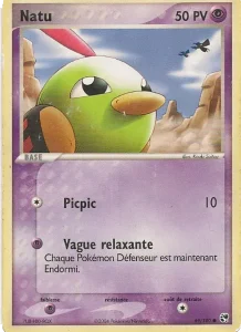 Carte Pokemon Natu 69/100 EX Tempête de sable