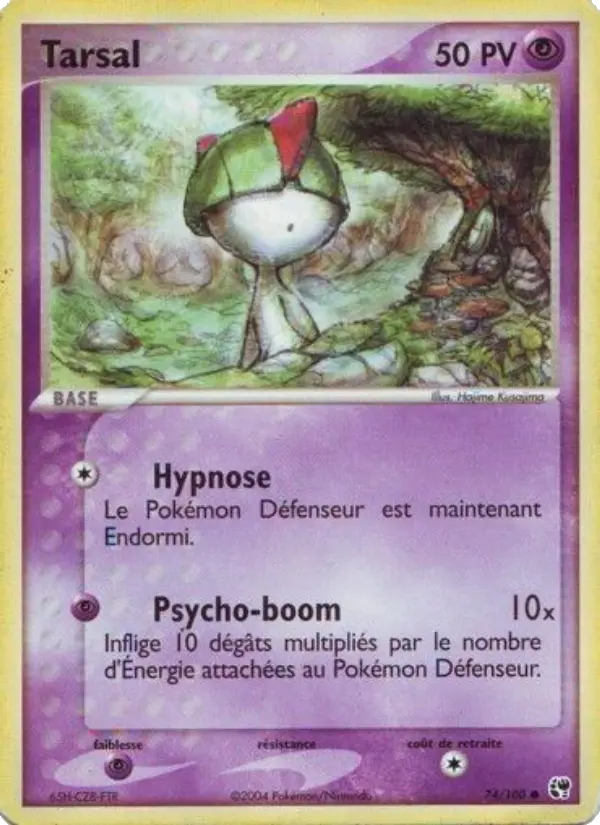 Scan HD carte Pokémon Tarsal 74/100 — EX Tempête de sable