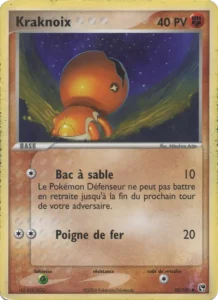 Carte Pokemon Kraknoix 82/100 EX Tempête de sable